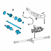 OEM 2020 Chevrolet Trax Axle Assembly Diagram - 94560855