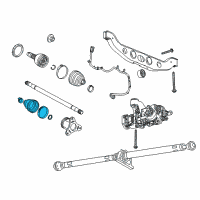 OEM 2021 Chevrolet Trax Inner Boot Diagram - 95908486