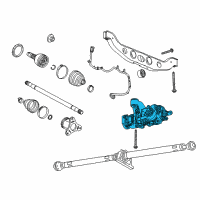 OEM 2015 Buick Encore Differential Assembly Diagram - 42769820