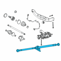 OEM 2019 Chevrolet Trax Drive Shaft Assembly Diagram - 42529901