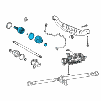 OEM Buick Encore Outer Joint Diagram - 95908454