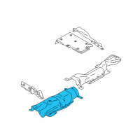 OEM 2021 BMW X1 Heat Insulation, Tunnel Diagram - 51-48-7-315-970