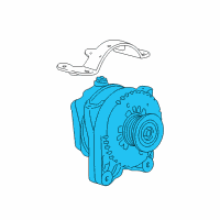 OEM 2005 Ford Mustang Alternator Diagram - 6U2Z-10V346-DURM