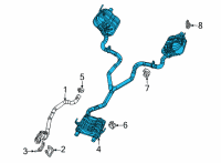 OEM 2021 Jeep Grand Cherokee L EXHAUST Diagram - 68459141AC