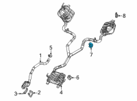 OEM Jeep Grand Cherokee L EXHAUST Diagram - 68466128AB