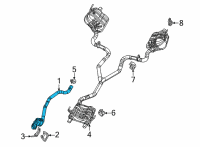 OEM 2021 Jeep Grand Cherokee L CONVERTER-CAT CONVERTER Diagram - 68378100AA