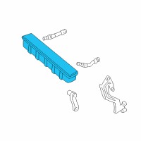 OEM 1999 Dodge Durango Engine Oil Cooler Diagram - 52105585AA