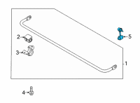 OEM 2022 Hyundai Elantra Link Assembly-Rear Stabilizer Diagram - 55530-AAAA0