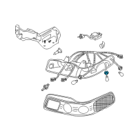 OEM Pontiac Firebird Socket & Wire Diagram - 12085330