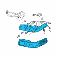 OEM 2001 Cadillac Seville Headlamp Capsule Assembly (R.H.) Diagram - 16530158