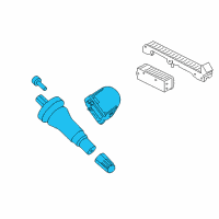 OEM Ford Tire Pressure Sensor Diagram - FR3Z-1A189-F