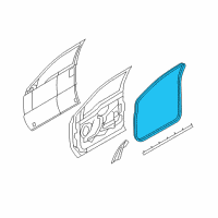 OEM Ford F-250 Super Duty Weatherstrip On Body Diagram - 3C3Z-2820708-AB