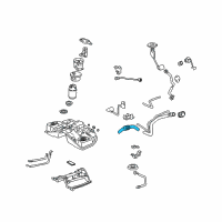 OEM 2010 Lexus SC430 Hose, Fuel Tank To Filler Pipe Diagram - 77213-24010