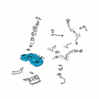 OEM 2007 Lexus SC430 Fuel Tank Assembly Diagram - 77001-24101