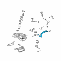 OEM 2009 Lexus SC430 Pipe Sub-Assy, Fuel Tank Filler Diagram - 77201-24100