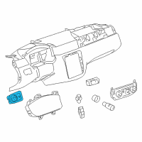 OEM 2008 Chevrolet Impala Headlamp Switch Diagram - 25821302