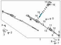 OEM 2022 Kia Sorento PINION Assembly-Steering Diagram - 56512P2000