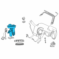 OEM 1998 BMW Z3 Fuel Pump Diagram - 16-14-6-756-323