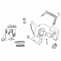 OEM 2001 BMW Z3 Outlet Pipe Diagram - 16-13-1-183-288