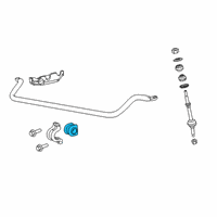 OEM 2016 Ram 1500 BUSHING-STABILIZER Bar Diagram - 55398036AC