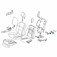 OEM 2014 Lexus GS350 Switch Assy, Power Seat Diagram - 84920-30270