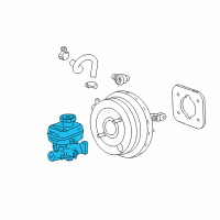 OEM 2005 Chevrolet Colorado Cylinder Asm, Brake Master Diagram - 19209275