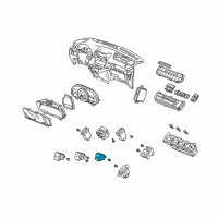 OEM 2006 Honda Odyssey Switch Assy., Power Tailgate Diagram - 35370-SHJ-A01