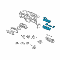 OEM Honda Odyssey Control Assy., Auto Air Conditioner Diagram - 79600-SHJ-A41