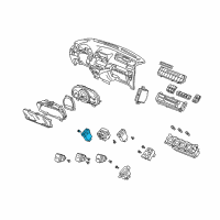 OEM 2006 Honda Odyssey Switch Assy., Sunroof Diagram - 35830-SHJ-A01