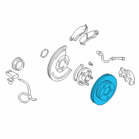 OEM GMC Syclone Rotor Diagram - 19174912