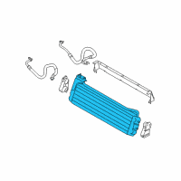 OEM 2009 BMW M6 Engine Oil Cooler Diagram - 17-22-2-282-499