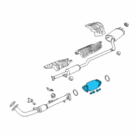 OEM 2014 Honda Accord Converter Diagram - 18150-5K0-A00