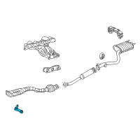 OEM Lexus Bracket Sub-Assembly, Exhaust Pipe Diagram - 17506-46140