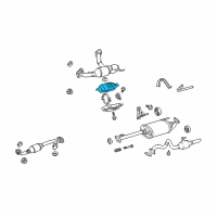 OEM 2012 Toyota FJ Cruiser Upper Shield Diagram - 18435-31030