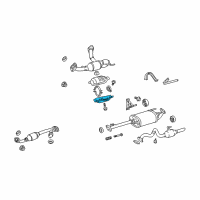 OEM 2013 Toyota 4Runner Lower Shield Diagram - 18445-31010