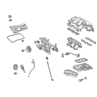 OEM Lexus Gasket, Timing Gear Or Chain Cover Diagram - 11328-0P010