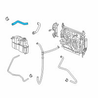 OEM 2008 Dodge Charger Hose-Radiator Inlet Diagram - 55038118AA