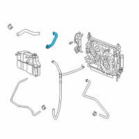 OEM 2009 Dodge Charger Hose-Radiator Outlet Diagram - 55038119AA