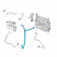 OEM Dodge Charger Tube&Hose-Heater Return Diagram - 55038125AA