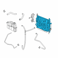 OEM 2006 Dodge Charger Engine Cooling Radiator Diagram - 5137691AA