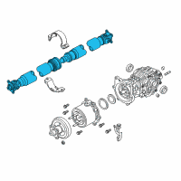 OEM Infiniti JX35 Shaft Assembly-PROPELLER Diagram - 37000-3JA1A