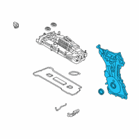 OEM 2021 Lincoln Nautilus Front Cover Diagram - K2GZ-6019-A