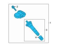 OEM 2021 Ford F-150 KIT - TPMS SENSOR Diagram - ML3Z-1A189-B