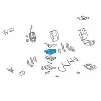 OEM 2007 Chevrolet Suburban 1500 Pad-Rear Seat Cushion Diagram - 22771039