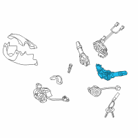 OEM 2013 Hyundai Elantra GT Switch Assembly-Lighting & Turn Signal Diagram - 93410-1U000