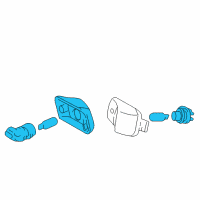 OEM License Lamp Diagram - 81690-0C022