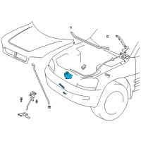 OEM Toyota RAV4 Lock Diagram - 53510-42020