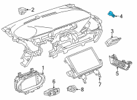 OEM 2022 Chevrolet Bolt EV Hazard Switch Diagram - 42693011