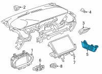 OEM 2022 Chevrolet Bolt EV Heater Control Diagram - 42768991