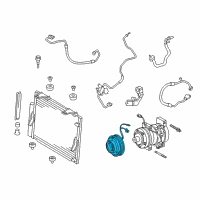 OEM 2014 Toyota Tundra Clutch Assembly Diagram - 88410-6A140